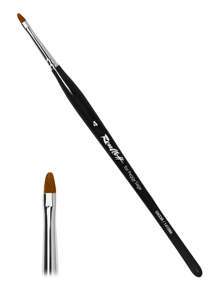 Pinceau Gel Roubloff Plat PM Peggy Sage Taille 4 1 Pinceau Gel Roubloff Plat PM Peggy Sage Taille 4