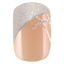 Faux Ongles Idyllic Nails Shiny French Peggy Sage X 24