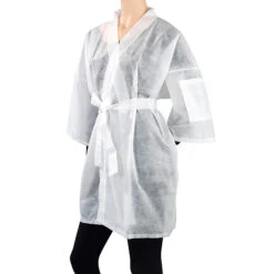 Kimono Jetable Blanc Peggy Sage