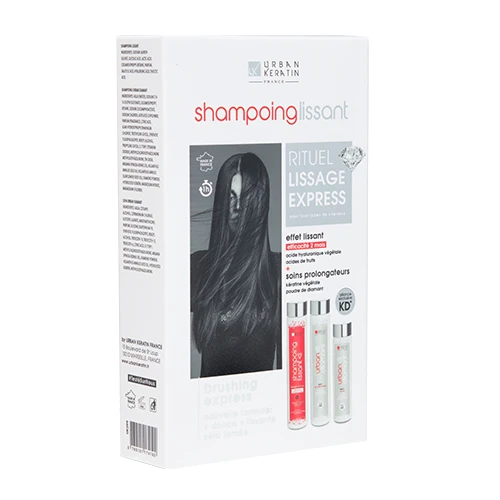 Shampooing Lissant Rituel Lissage Express Urban Keratin 3x250ml 1 Shampooing Lissant Rituel Lissage Express Urban Keratin 3x250ml