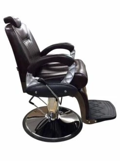 Fauteuil Barbier Kingston Marron Vieilli