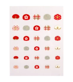 Décors Adhésifs Pour Ongles Rouge Peggy Sage