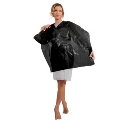 Cape Poncho Jetable Noir X30